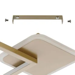 EGLO Plafonnier LED Gafares Télécommande Angulaire Doré 12 EGLO Plafonnier LED Gafares Télécommande Angulaire Doré -Sélectionnez Les Magasins D'Éclairage 10001895 4