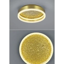 Plafonnier LED Moon En Fer, Laiton, Ø 30 cm 9 Plafonnier LED Moon En Fer, Laiton, Ø 30 cm -Sélectionnez Les Magasins D'Éclairage 10002272 3