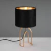 Lampe à Poser Grace, Ø 18 cm, Noire/dorée -Sélectionnez Les Magasins D'Éclairage 10002449