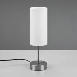Lampe à Poser Jaro Avec Port USB, Blanc/nickel -Sélectionnez Les Magasins D'Éclairage 10002725 2