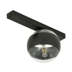 Plafonnier Linear, Noir/transparent, Une Lampe -Sélectionnez Les Magasins D'Éclairage 10002915 2