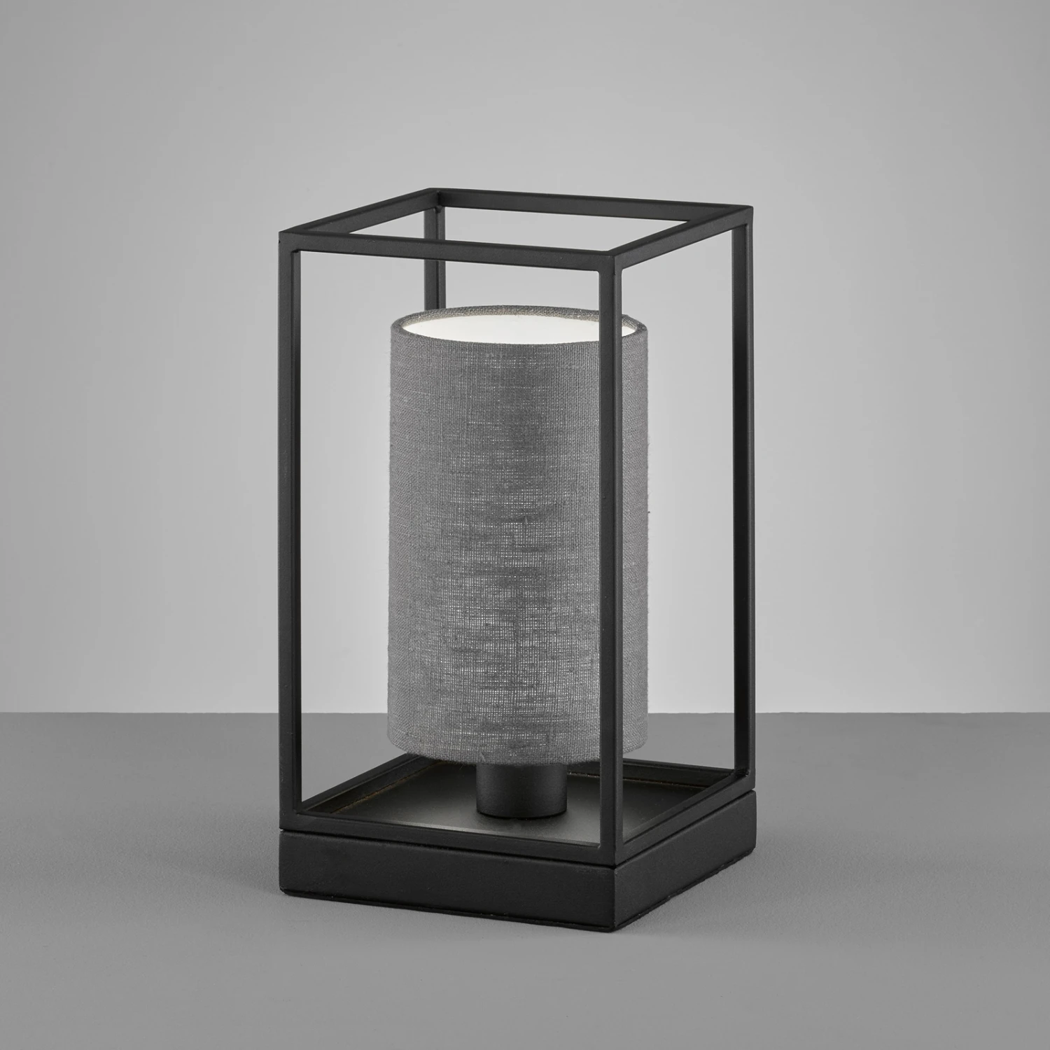 Lampe à Poser Gilli Avec Abat-jour En Lin Gris 3 Lampe à Poser Gilli Avec Abat-jour En Lin Gris