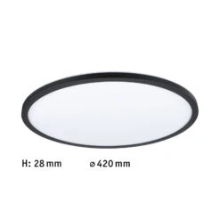 Paulmann Atria Shine 3-step Noir 830 Ø42cm cm -Sélectionnez Les Magasins D'Éclairage 10008752 2