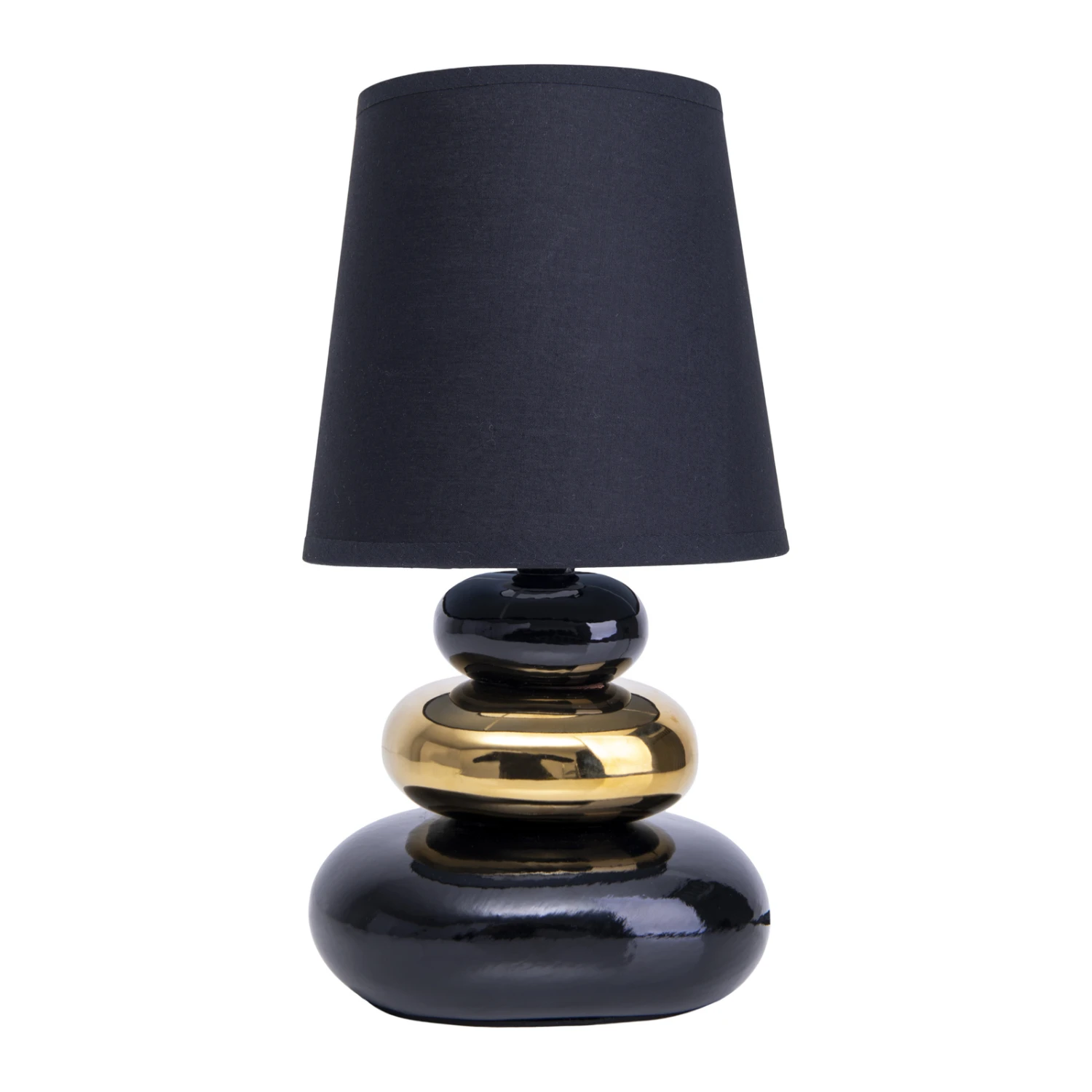 Lampe Table Stoney, Pied Céramique Abat-jour Tissu 5 Lampe Table Stoney, Pied Céramique Abat-jour Tissu – Image 3
