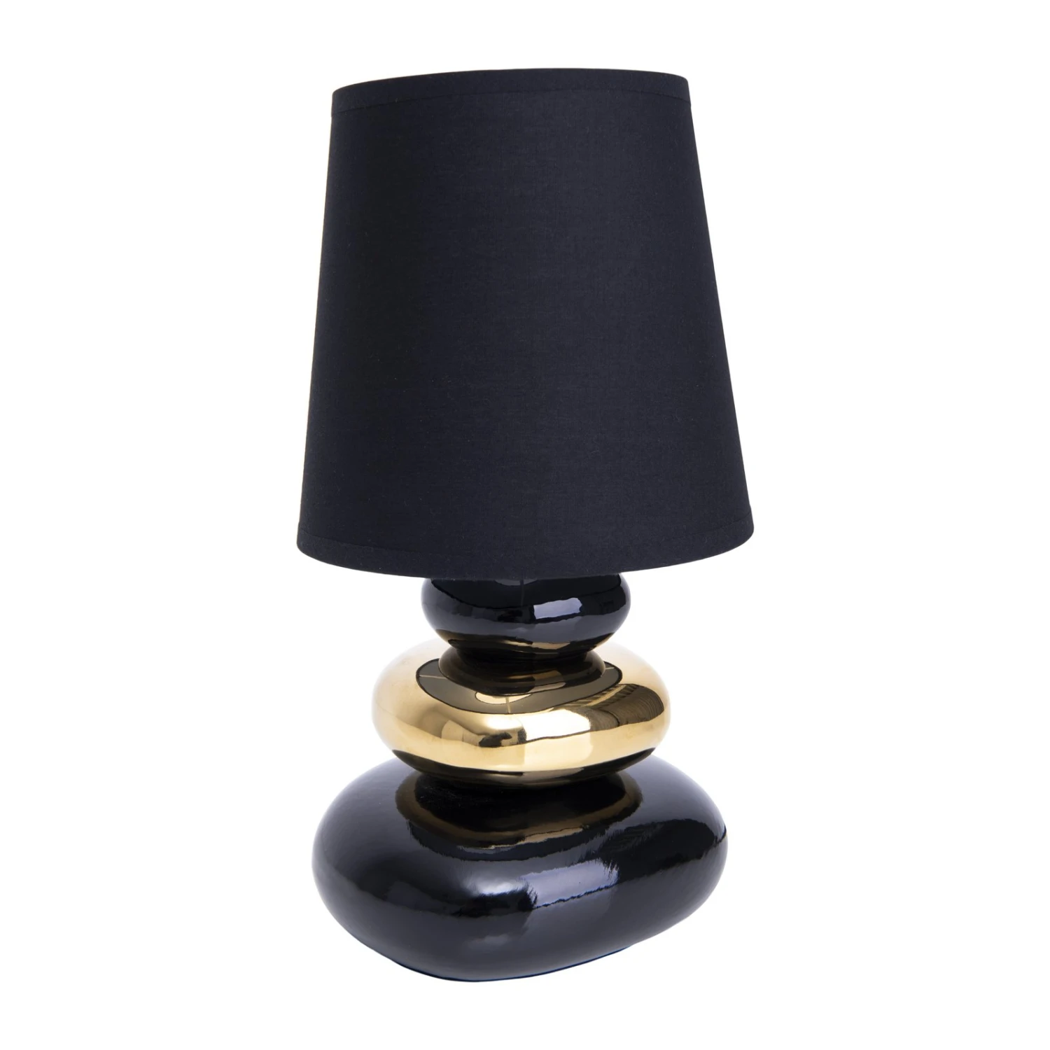 Lampe Table Stoney, Pied Céramique Abat-jour Tissu 7 Lampe Table Stoney, Pied Céramique Abat-jour Tissu – Image 5