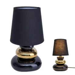 Lampe Table Stoney, Pied Céramique Abat-jour Tissu 15 Lampe Table Stoney, Pied Céramique Abat-jour Tissu -Sélectionnez Les Magasins D'Éclairage 10010309 5