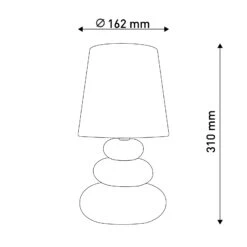 Lampe Table Stoney, Pied Céramique Abat-jour Tissu 17 Lampe Table Stoney, Pied Céramique Abat-jour Tissu -Sélectionnez Les Magasins D'Éclairage 10010309 7