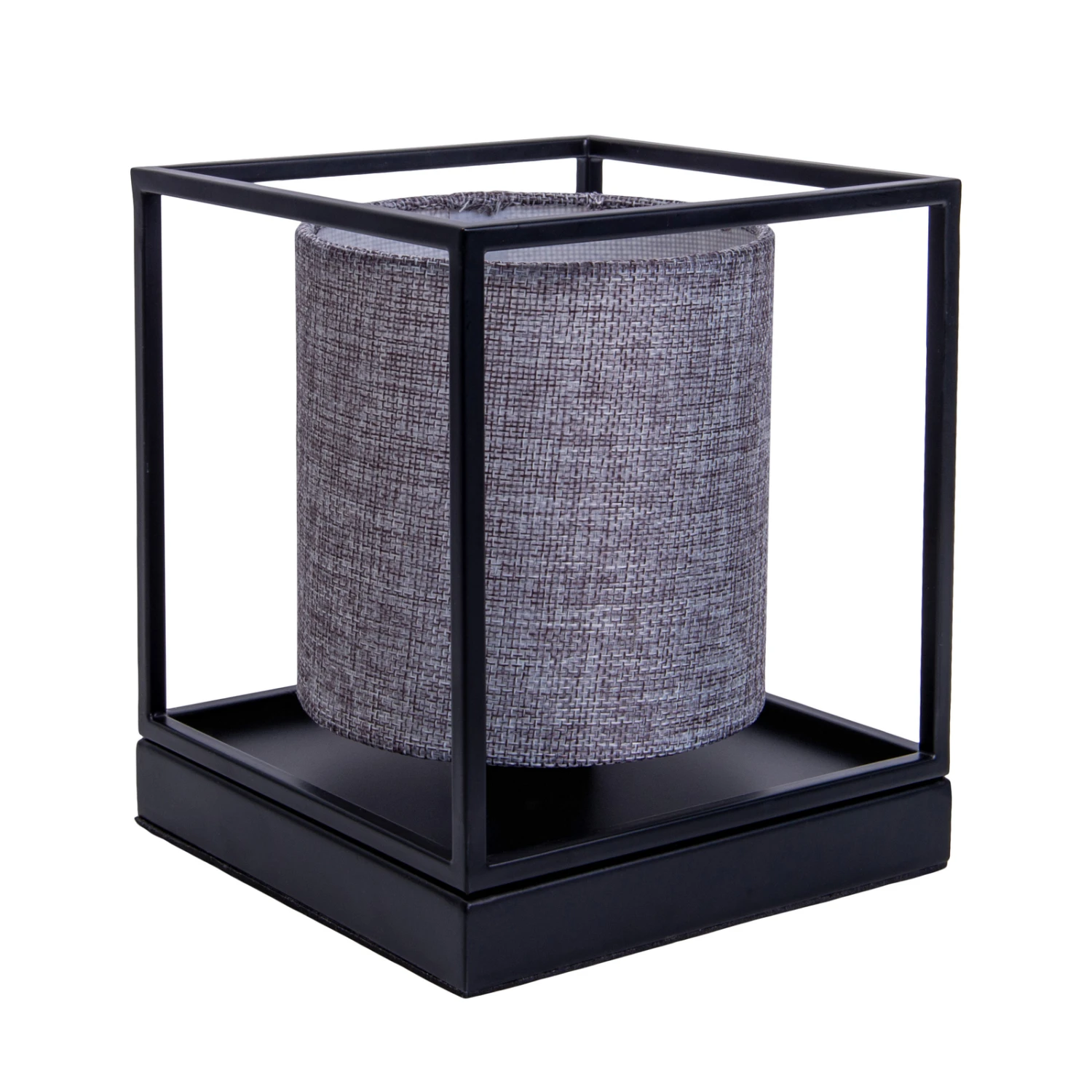 Lampe à Poser Beta En Métal Abat-jour Tissu Gris 11 Lampe à Poser Beta En Métal Abat-jour Tissu Gris – Image 9