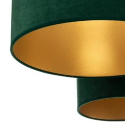 Euluna Lodge Plafonnier, à 4 Lampes, Vert/doré -Sélectionnez Les Magasins D'Éclairage 10011225 6