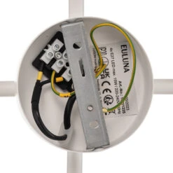 Euluna Lodge Plafonnier, à 4 Lampes, Vert/doré -Sélectionnez Les Magasins D'Éclairage 10011225 8