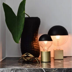 Calex Lampe à Poser Cylindrique, Dorée -Sélectionnez Les Magasins D'Éclairage 10011402 4