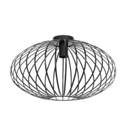 Lindby Maivi Plafonnier Cage Noir 50 cm -Sélectionnez Les Magasins D'Éclairage 10012903 2