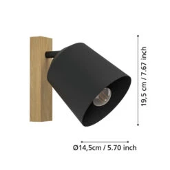 EGLO Cotorro Spot Mural, à Une Lampe -Sélectionnez Les Magasins D'Éclairage 10013072 2