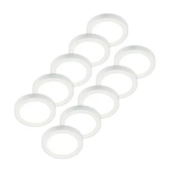 Prios Edwina Plafonnier LED Blanc 24,5 cm X10