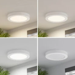 Prios Edwina Plafonnier LED Blanc 24,5 cm X10 -Sélectionnez Les Magasins D'Éclairage 10013690 5