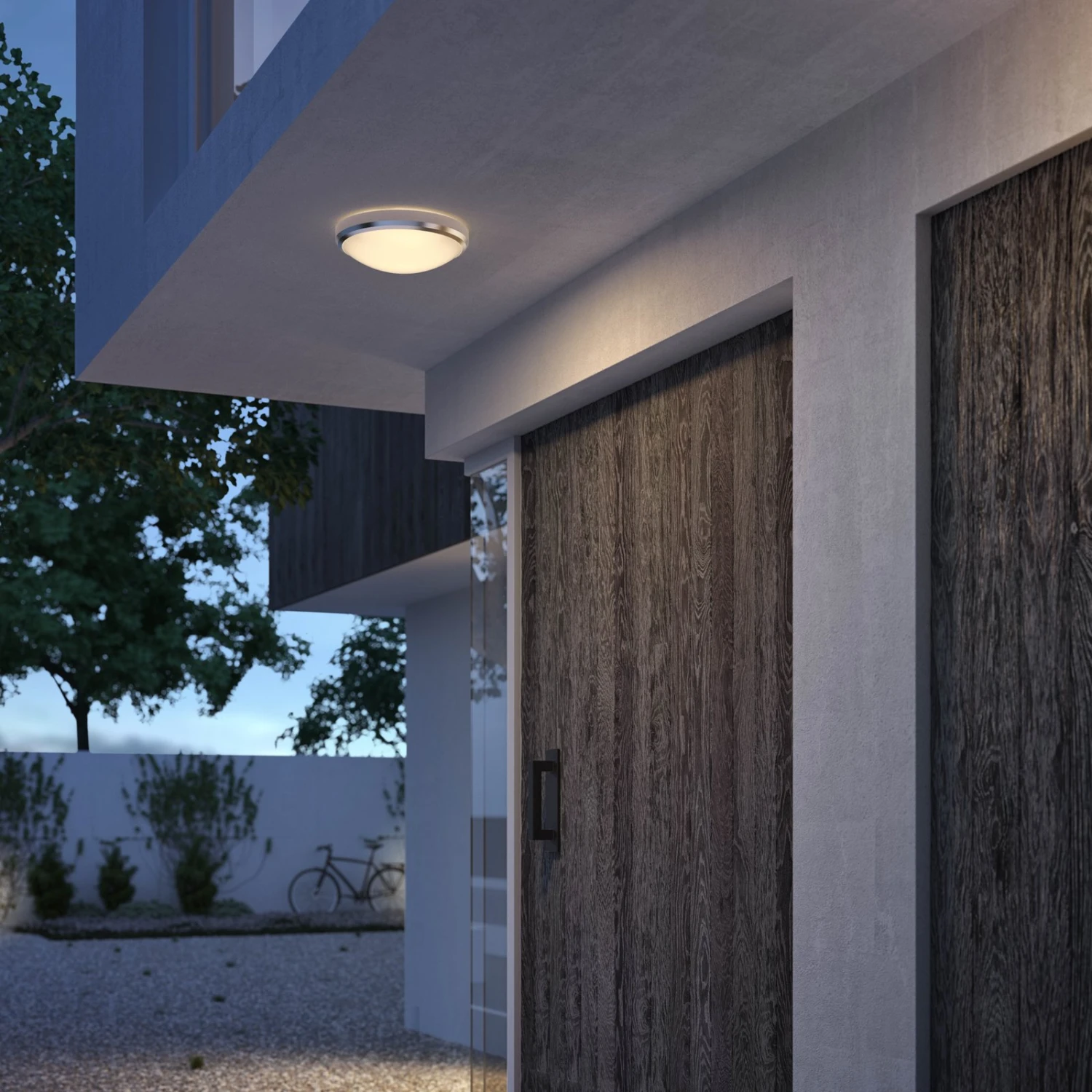 Philips Doris Luminaire LED IP54 2 700 K Nickel 4 Philips Doris Luminaire LED IP54 2 700 K Nickel – Image 2