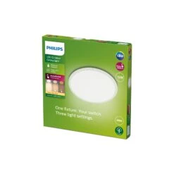 Philips Superslim LED IP54 Ø 25 cm 2 700 K Blanc -Sélectionnez Les Magasins D'Éclairage 10013826 2