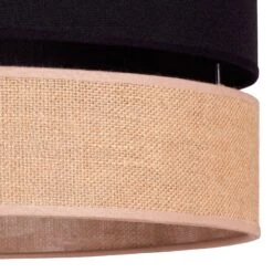 Euluna Levo Plafonnier, Ø 60 cm, Jute/noir 13 Euluna Levo Plafonnier, Ø 60 cm, Jute/noir -Sélectionnez Les Magasins D'Éclairage 10014007 5