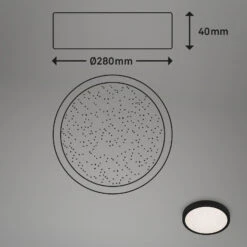 Plafonnier LED Runa, Ciel étoilé, Noir 10 Plafonnier LED Runa, Ciel étoilé, Noir -Sélectionnez Les Magasins D'Éclairage 10015597 3