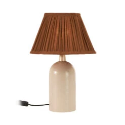 PR Home Riley Lampe à Poser, Beige/brune
