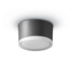 Plafonnier LED 1420 Extérieur, Graphite Ø 13 cm