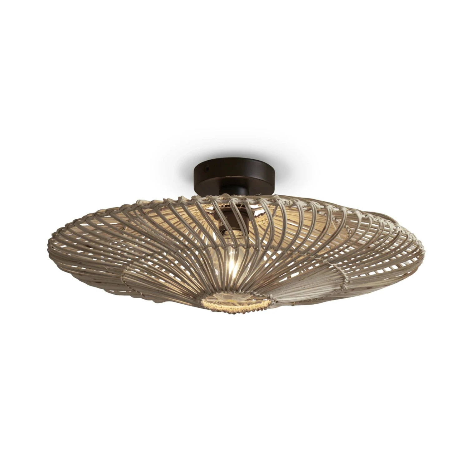 GOOD & MOJO Zanzibar Plafonnier, Ø 55 cm, Blanc 6 GOOD & MOJO Zanzibar Plafonnier, Ø 55 cm, Blanc – Image 4