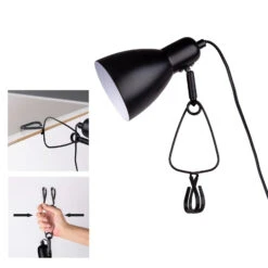 Lampe à Pince Mara Réglable Câble à Prise, Noir 8 Lampe à Pince Mara Réglable Câble à Prise, Noir -Sélectionnez Les Magasins D'Éclairage 10017901 2