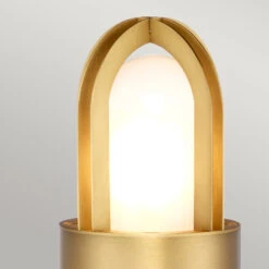 Borne Lumineuse Paignton Acier Inox, Laiton -Sélectionnez Les Magasins D'Éclairage 10018404 1