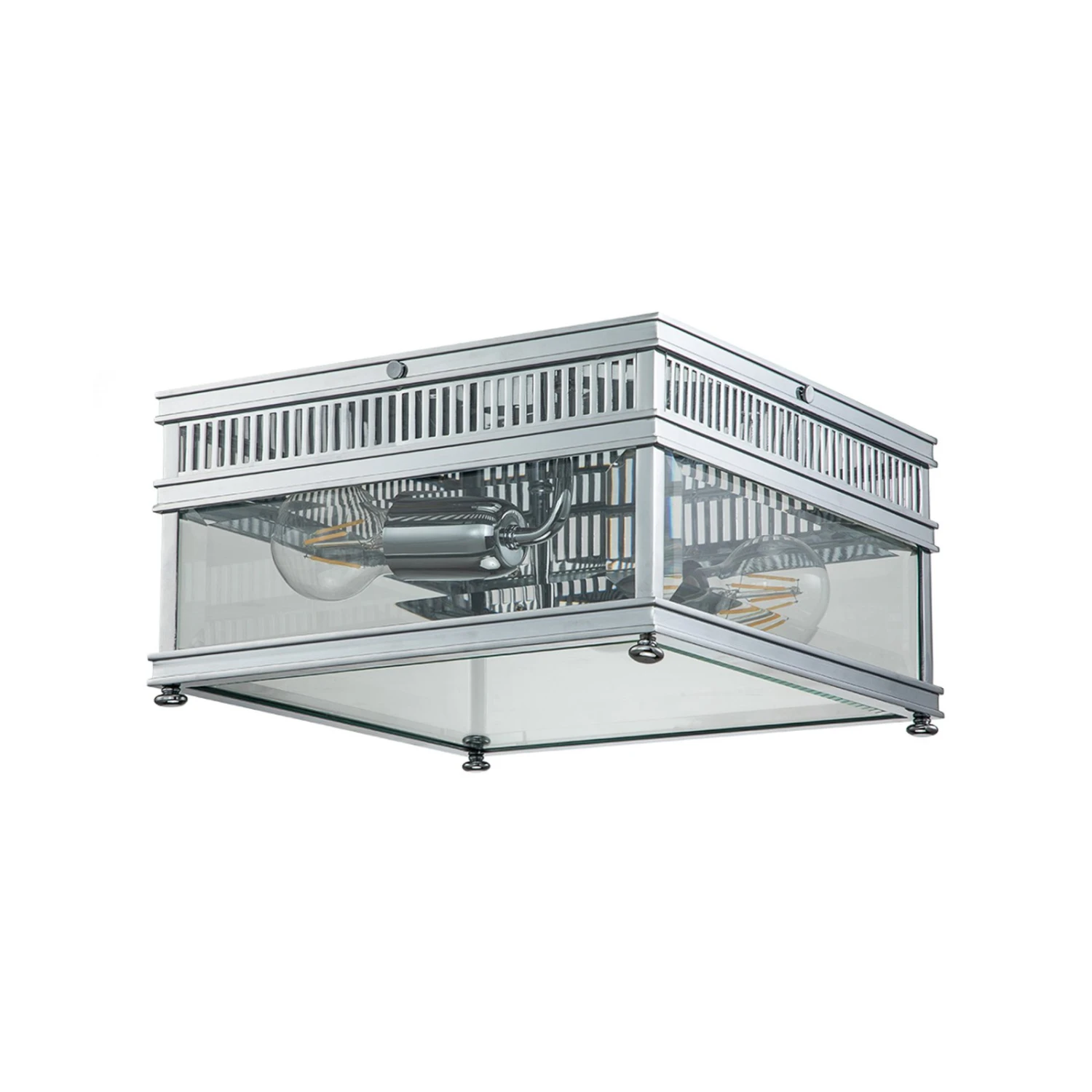 Plafonnier Holborn, Angulaire Chromé Poli 3 Plafonnier Holborn, Angulaire Chromé Poli