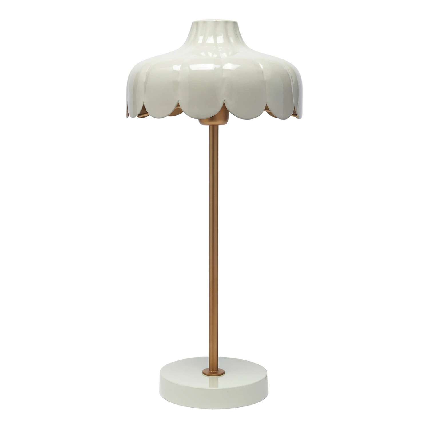 PR Home Wells Lampe De Table Blanche/dorée 4 PR Home Wells Lampe De Table Blanche/dorée – Image 2