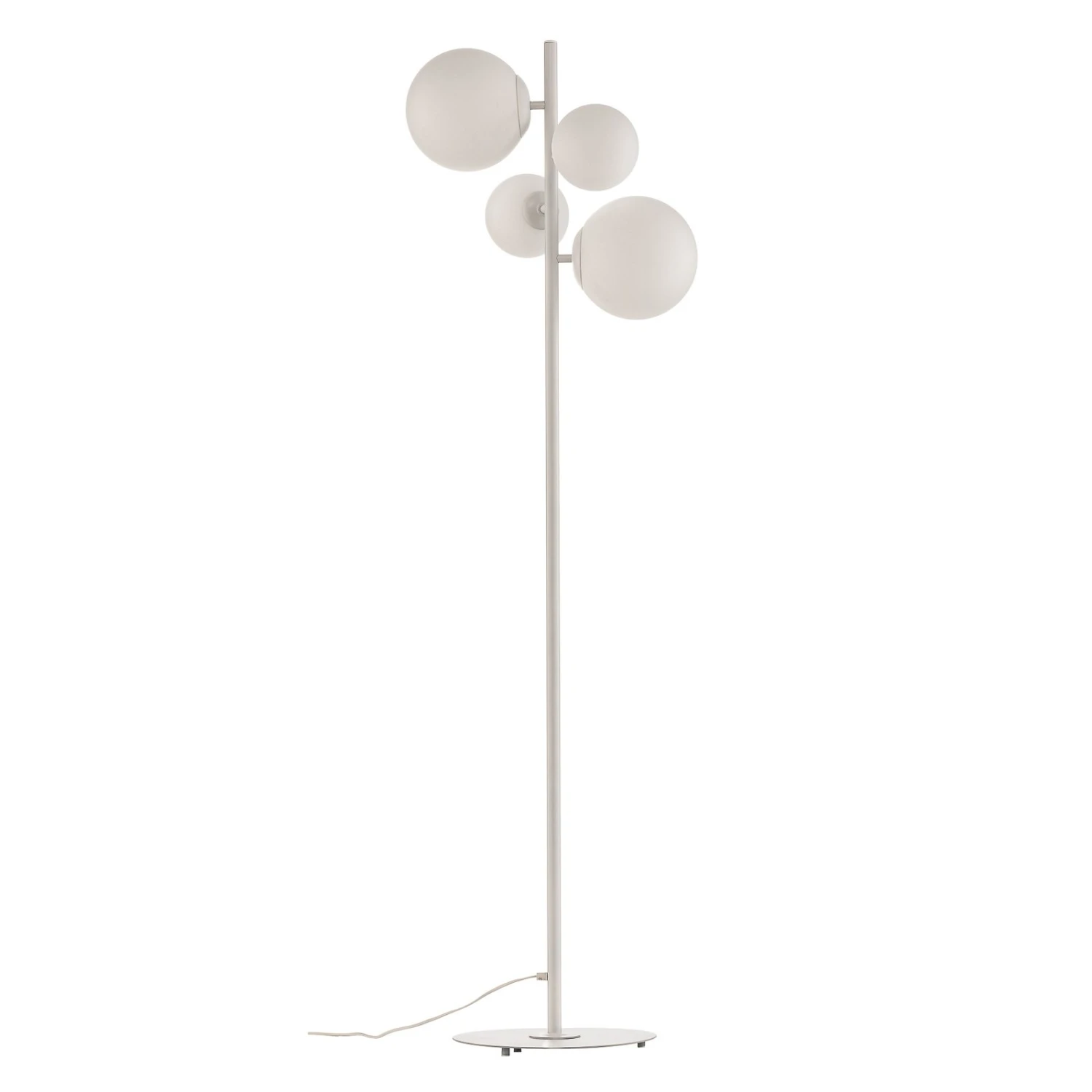 Lampadaire Bloom à Quatre Lampes, Blanc 6 Lampadaire Bloom à Quatre Lampes, Blanc – Image 4