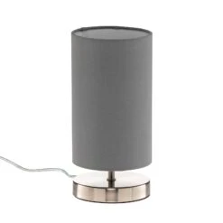 BRILLIANT Lampe à Poser Clarie Avec Abat-jour Tissu Gris 14 BRILLIANT Lampe à Poser Clarie Avec Abat-jour Tissu Gris -Sélectionnez Les Magasins D'Éclairage 1508859 3