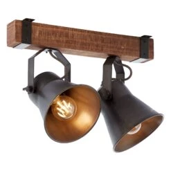 BRILLIANT Spot Pour Plafond Plow, Noir/bois Foncé 15 BRILLIANT Spot Pour Plafond Plow, Noir/bois Foncé -Sélectionnez Les Magasins D'Éclairage 1509555 4