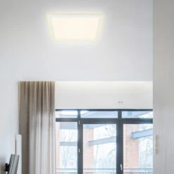 Plafonnier LED 7364, 42 X 42 cm, Blanc