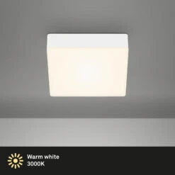 Plafonnier LED Flame, 15,7 X 15,7 Cm, Blanc -Sélectionnez Les Magasins D'Éclairage 1510636 6
