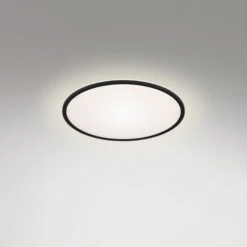 Plafonnier LED Runa Effet Rétroéclairage, Noir