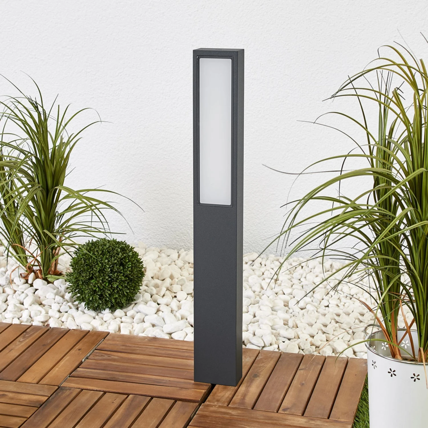 BEGA 77246K3 Borne Angulaire Graphite 3000K 1 Côté 4 BEGA 77246K3 Borne Angulaire Graphite 3000K 1 Côté – Image 2