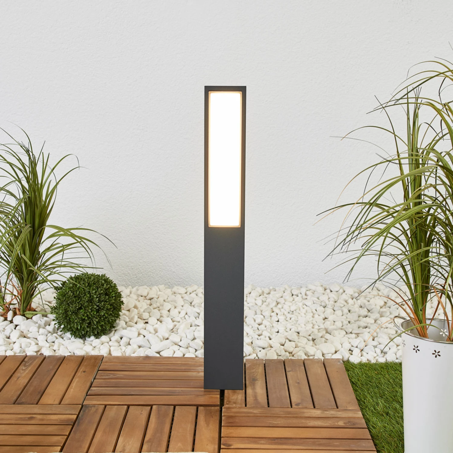 BEGA 77246K3 Borne Angulaire Graphite 3000K 1 Côté 5 BEGA 77246K3 Borne Angulaire Graphite 3000K 1 Côté – Image 3