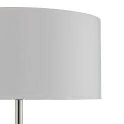 Lampadaire Maarit Abat-jour En Tissu, Blanc/chromé -Sélectionnez Les Magasins D'Éclairage 1573019 4