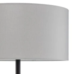 Lampadaire Maarit Abat-jour En Tissu, Gris/noir -Sélectionnez Les Magasins D'Éclairage 1573031 4