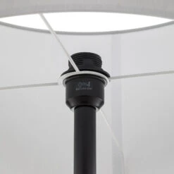 Lampadaire Maarit Abat-jour En Tissu, Gris/noir -Sélectionnez Les Magasins D'Éclairage 1573031 7