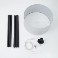 Lampadaire Mabia, Trépied, Gris/noir -Sélectionnez Les Magasins D'Éclairage 1573033 7