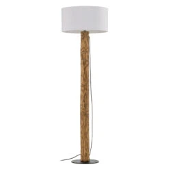 Lampadaire Pino Simple, Abat-jour Blanc, Pied Brun 14 Lampadaire Pino Simple, Abat-jour Blanc, Pied Brun -Sélectionnez Les Magasins D'Éclairage 1573106 3