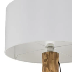 Lampadaire Pino Simple, Abat-jour Blanc, Pied Brun 16 Lampadaire Pino Simple, Abat-jour Blanc, Pied Brun -Sélectionnez Les Magasins D'Éclairage 1573106 5