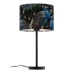 Lampe à Poser Paon, Ø 25 cm, Noire -Sélectionnez Les Magasins D'Éclairage 1573455 4