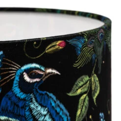 Lampe à Poser Paon, Ø 25 cm, Noire -Sélectionnez Les Magasins D'Éclairage 1573455 5