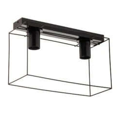 Plafonnier Trap, Noir, à Deux Lampes -Sélectionnez Les Magasins D'Éclairage 1573494 4