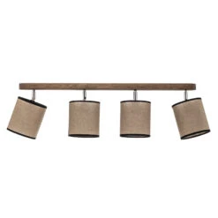 Spot Pour Plafond Tubo, Pin, Beige, à 4 Lampes -Sélectionnez Les Magasins D'Éclairage 1573509 4