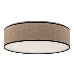 Plafonnier Tubo, Abat-jour Tissu, Beige, Ø 48 cm -Sélectionnez Les Magasins D'Éclairage 1573518 2