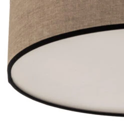 Plafonnier Tubo, Abat-jour Tissu, Beige, Ø 48 cm -Sélectionnez Les Magasins D'Éclairage 1573518 5